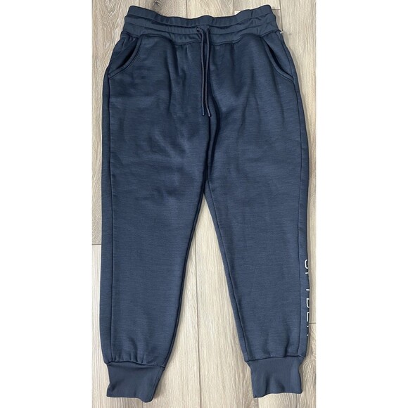 Spyder Active Gray Performance Jogger Sweatpants Fleece Mens Sz L Drawstring - Picture 2 of 8